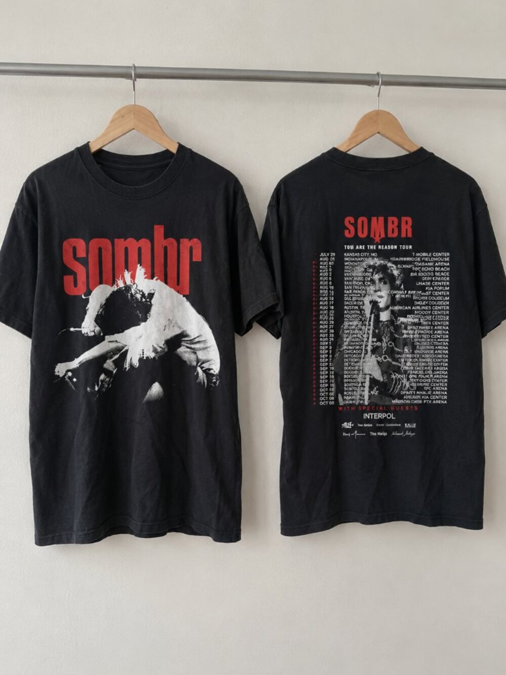 Sombr World Tour 2026 T-Shirt Reprint
